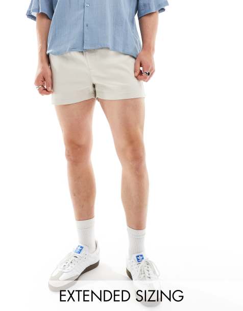Stenfarvede chinoshorts med smal pasform fra ASOS DESIGN - view 1