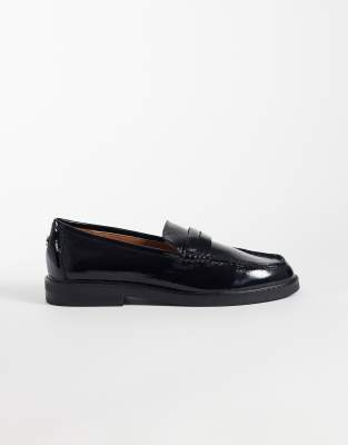 Steve Madden - Adison - Mocassins en cuir - Noir
