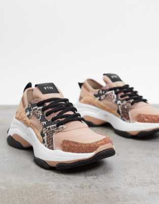 rose gold steve madden sneakers