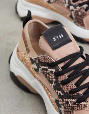 steve madden rose gold trainers