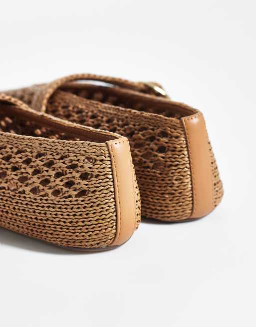 Steve Madden Alara woven ballet flats in cashew, 4 of 4