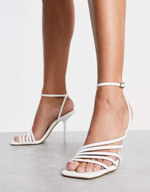 Steve madden deals white strappy sandals