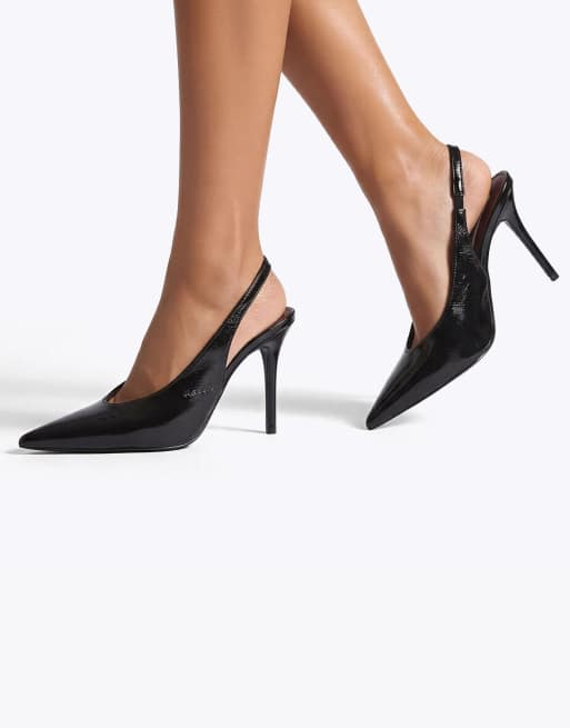 Steve Madden Andromeda black heeled sandals in black, 4 of 4