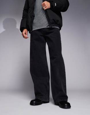 Steve Madden - Anvil - Stivali biker in pelle neri - view 1