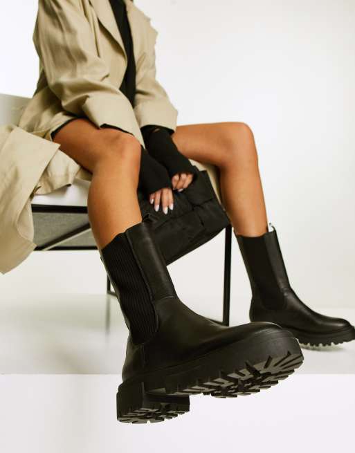 Steve madden worker calf hot sale boots