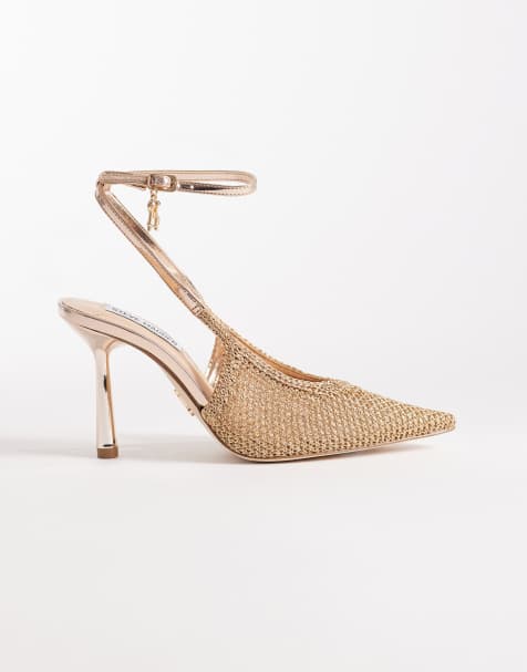 Steve Madden – Ascension – Roséguldfärgade, utsmyckade klackskor - view 1