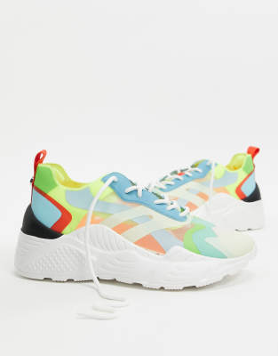 steve madden multi color sneakers