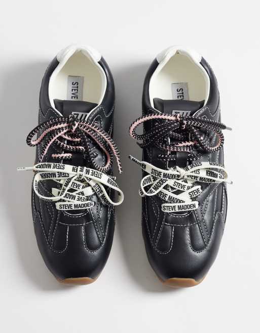 Steve Madden Asiel sneakers in black, 3 of 5