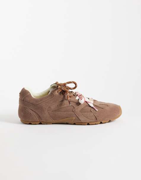 Steve Madden - Asiel - Zapatillas de deporte color topo de ante - view 1