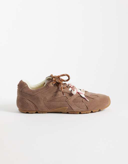 Steve Madden - Asiel - Zapatillas de deporte color topo de ante, 1 de 5