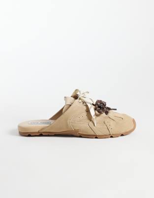 Steve Madden Atlas Backless Slip On Sneakers In Neutral