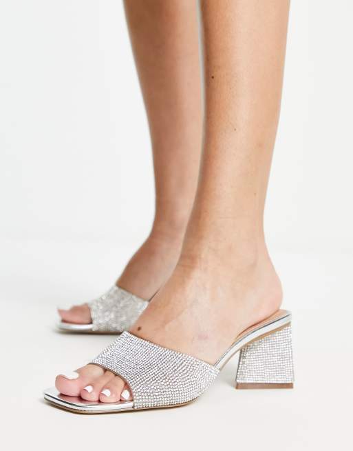 Steve madden neva heeled on sale mules