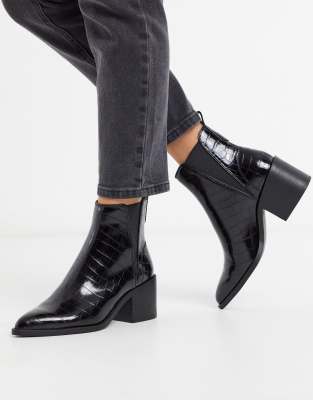 steve madden croc booties