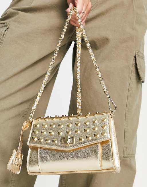 Steve madden store gold purse