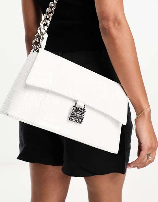 Steve Madden - Balessa - Sac porté épaule - Blanc