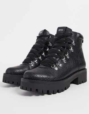 bam black leather steve madden