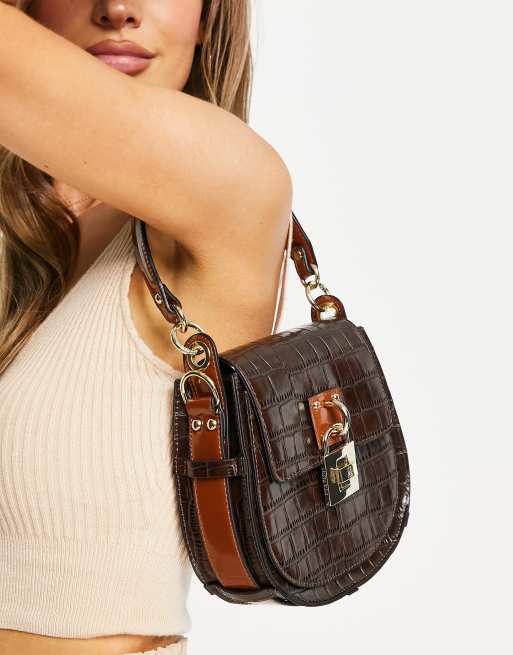 brown steve madden crossbody bag