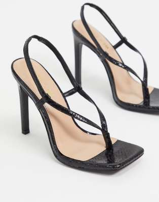 madden steve bashment heeled snake sandals asos