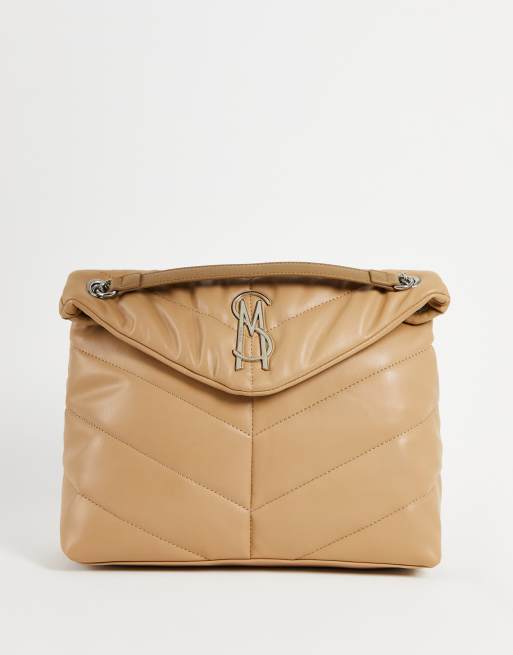 【Steve Madden】BBRITTA ショルダーバッグ Steve Madden Bbrita quilted chain handle shoulder bag in