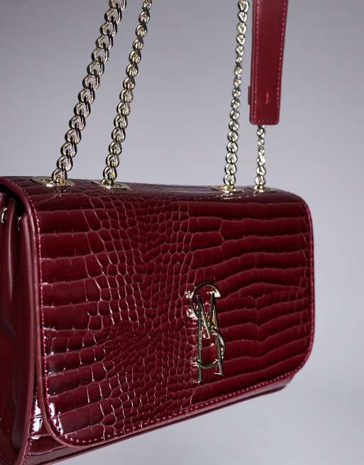 Steve madden red clutch cheap