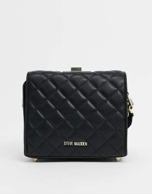 steve madden black cross body bag