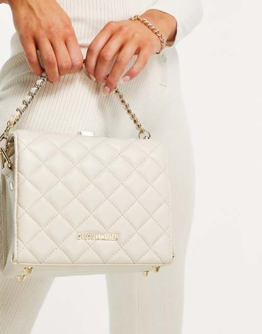 Cream Box Cross Body Bag