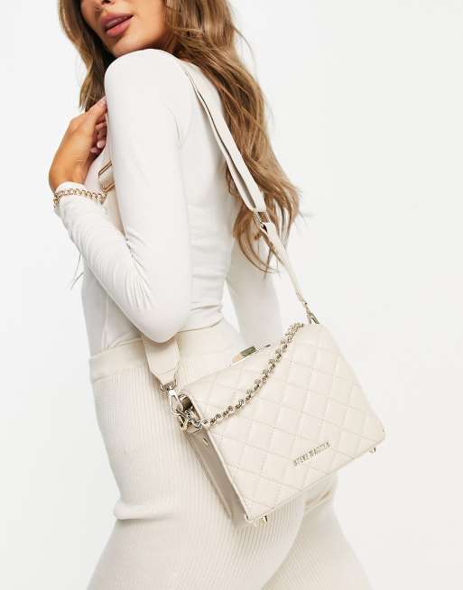 STEVE MADDEN, Cream Women's Handbag