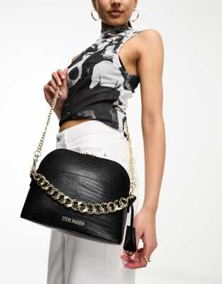Steve Madden - Burgentl - Borsa a tracolla bianca con tasche multiple