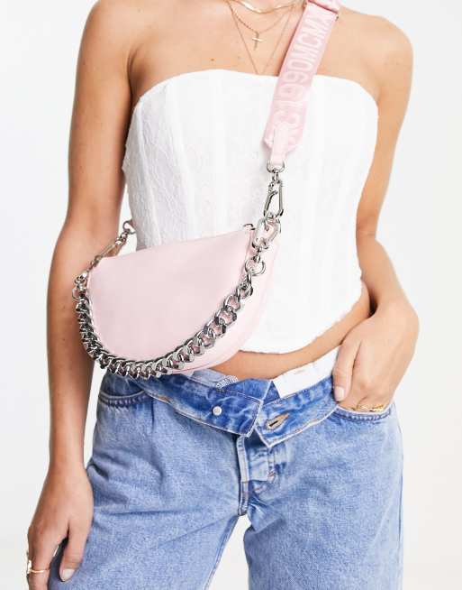 Steve Madden Bcobraa chain crossbody bag in pink ASOS