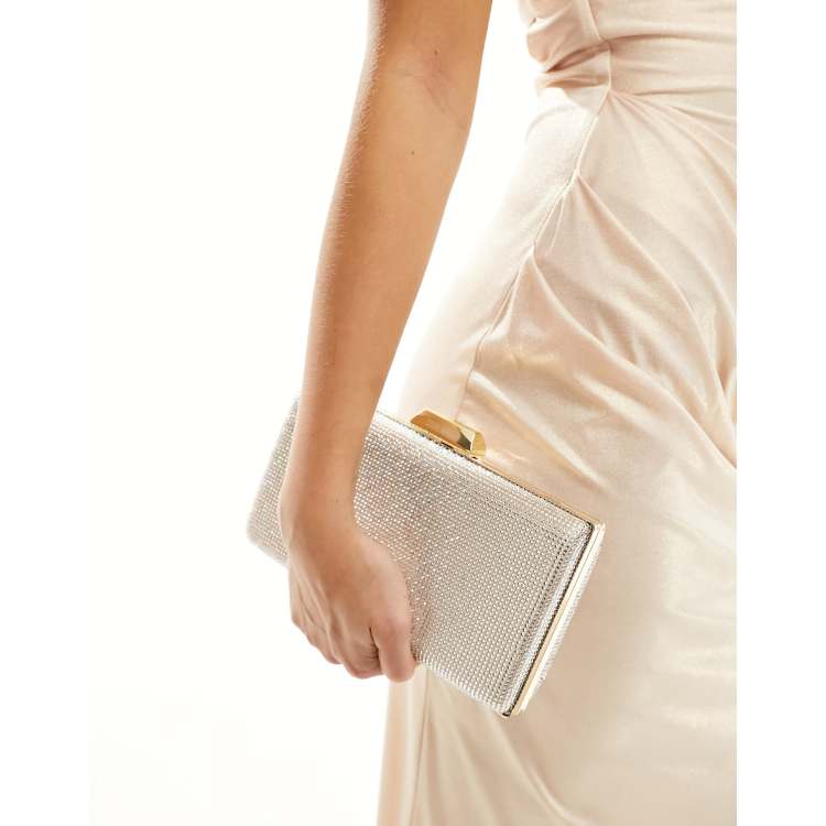 Rose gold embellished bag sale