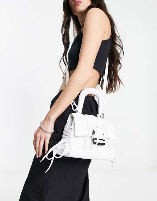 Steve madden white purse sale