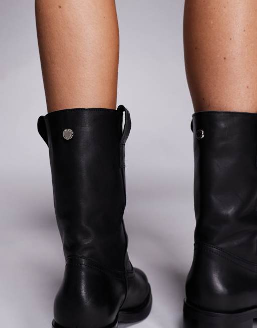 Steve Madden – Benedict – Svarta boots i läder, 4 av 4