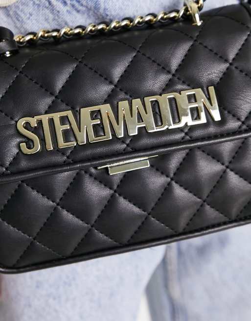 Steve Madden - Bfreya - Doorgestikte crossbody tas in zwart, 2 van 4