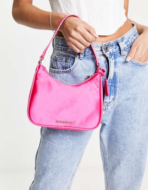 Steve Madden – Bglide – Rosa axelväska i satin