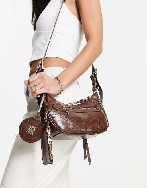 brown steve madden crossbody