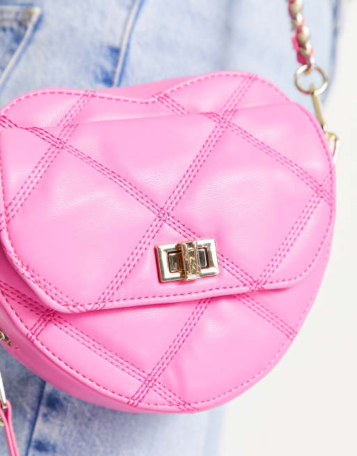 Steve Madden Bheart cross body bag in pink, 2 of 4