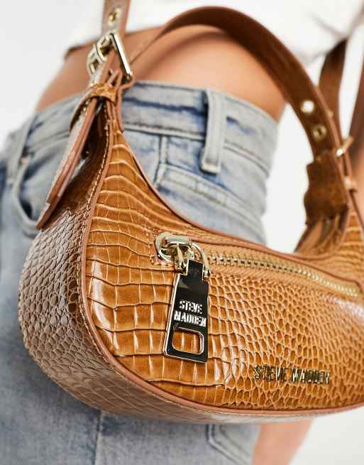 Steve madden saddle on sale faux leather crossbody bag