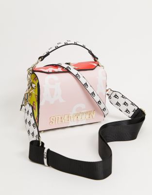 steve madden hot pink crossbody bag