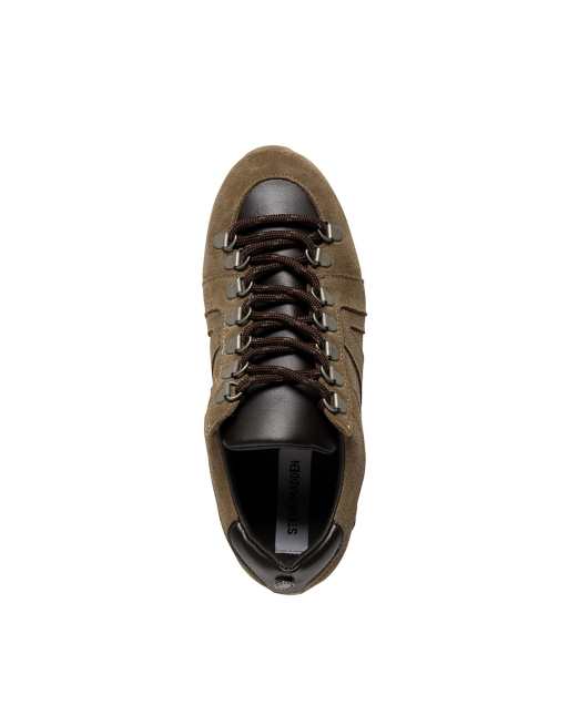 Steve Madden Bless trainers in taupe suede, 5 of 5