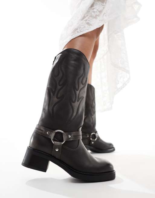 Steve madden cowboy booties online