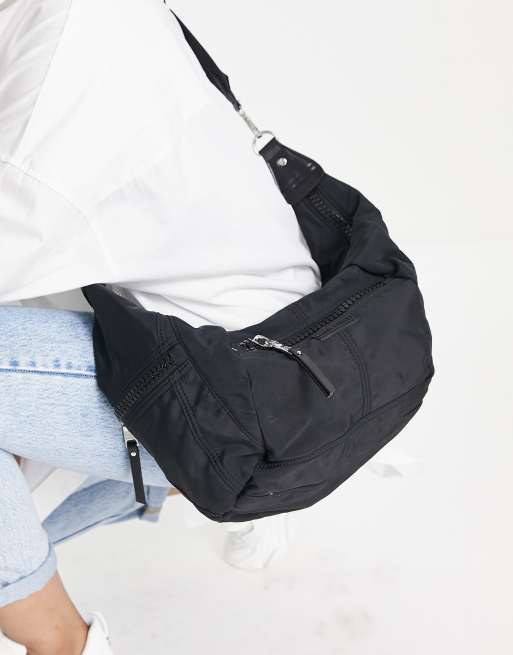 Steve Madden Blucco utility cross body bag in black ASOS