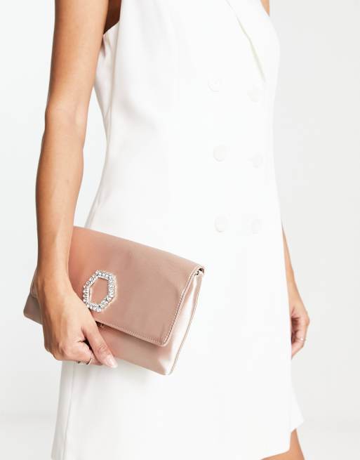 Nude clutch bag discount asos