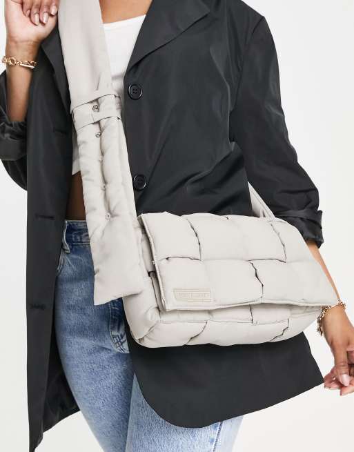 Steve Madden Bmagda crossbody bag in padded beige ASOS