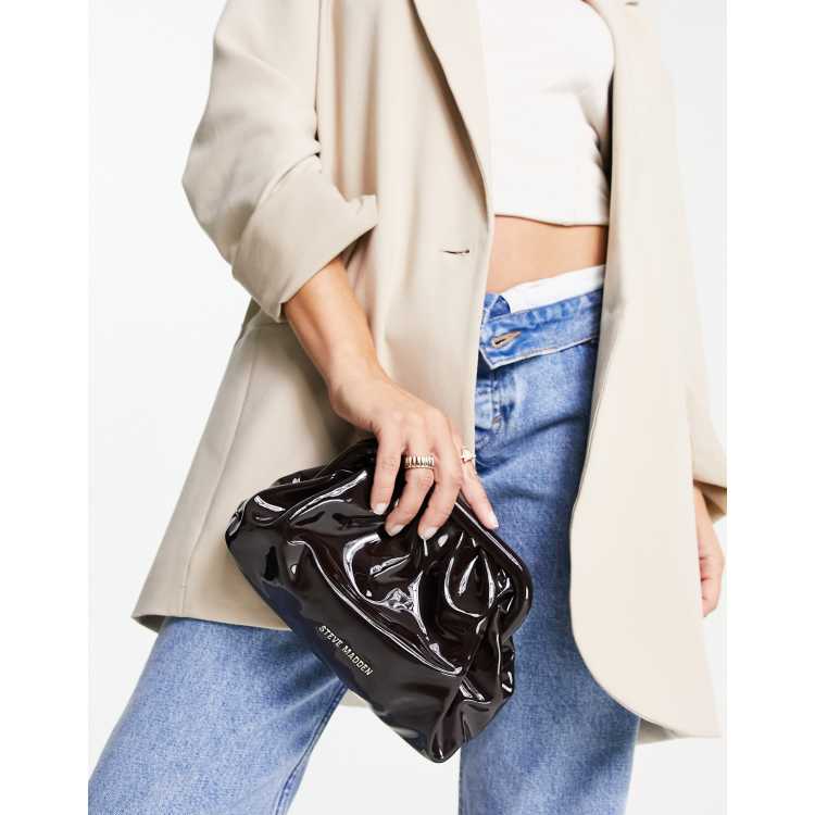 Nikki Bag Denim Fabric Clutch | ONESZ | by Steve Madden