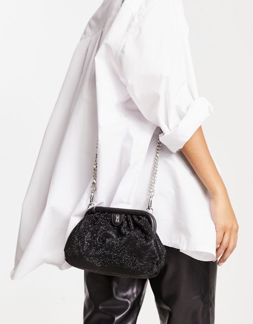 Sale New Elegant Women's Classy Stylish Patent Leather Clutch Bag/Handbag/Chain Crossbody Bag- Evening/Party/Weekend/Work