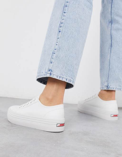 Steve madden white platform on sale sneaker