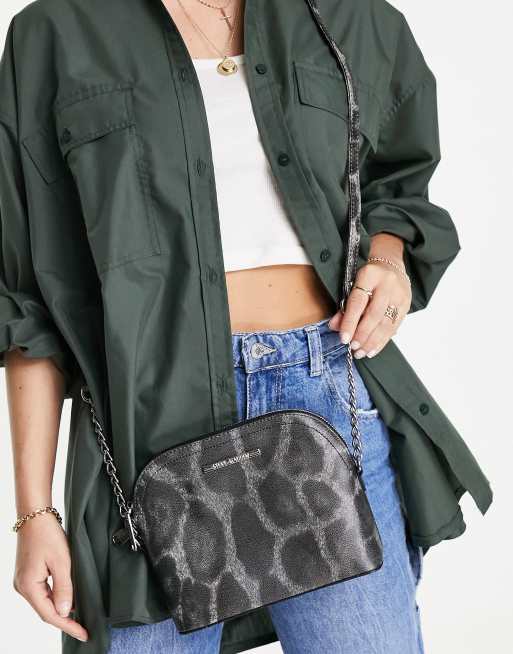 Steve Madden - Borsa shopping grigia con catena