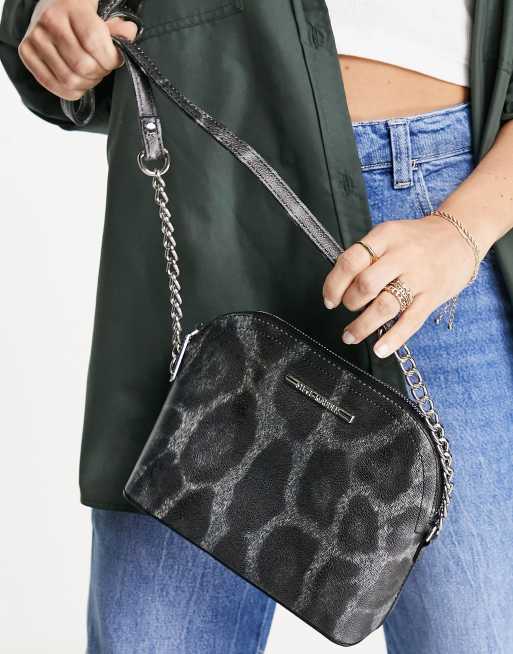 Steve Madden - Borsa shopping grigia con catena