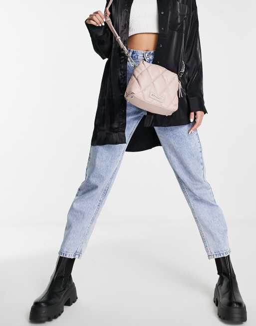 Steve Madden - Bpaislee - Doorgestikte crossbodytas van nylon in blush