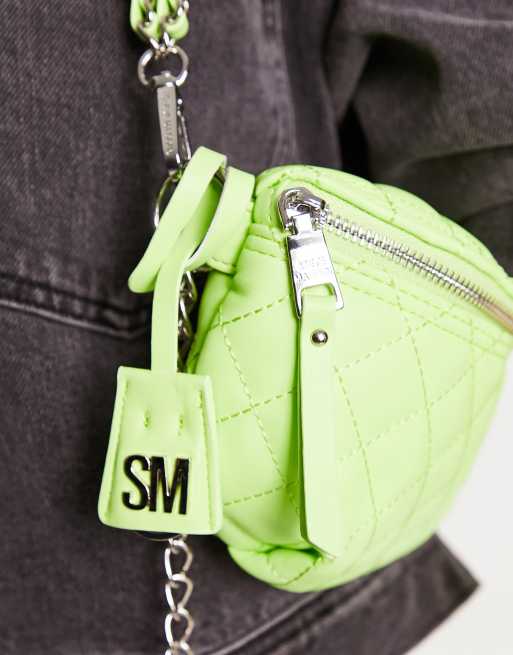 Steve Madden BPossess Quilted Shoulder Bag In Lime-Green for Women